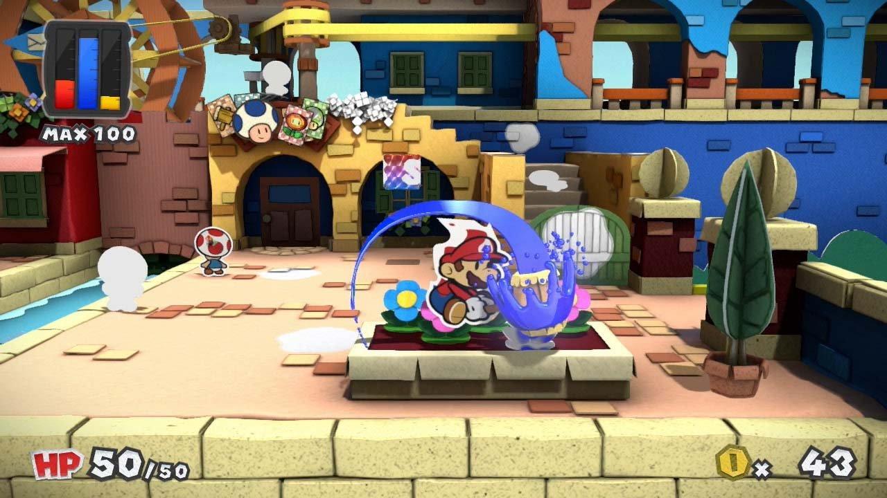 Paper mario color splash on sale gamestop