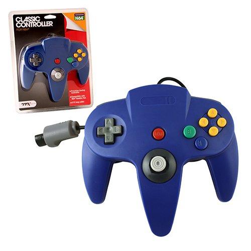 blue nintendo 64 controller