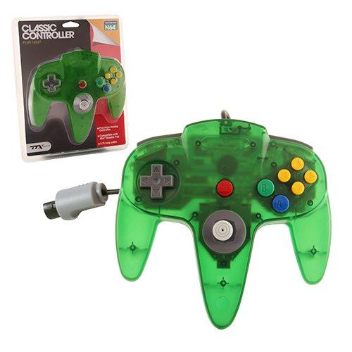 nintendo 64 clear green