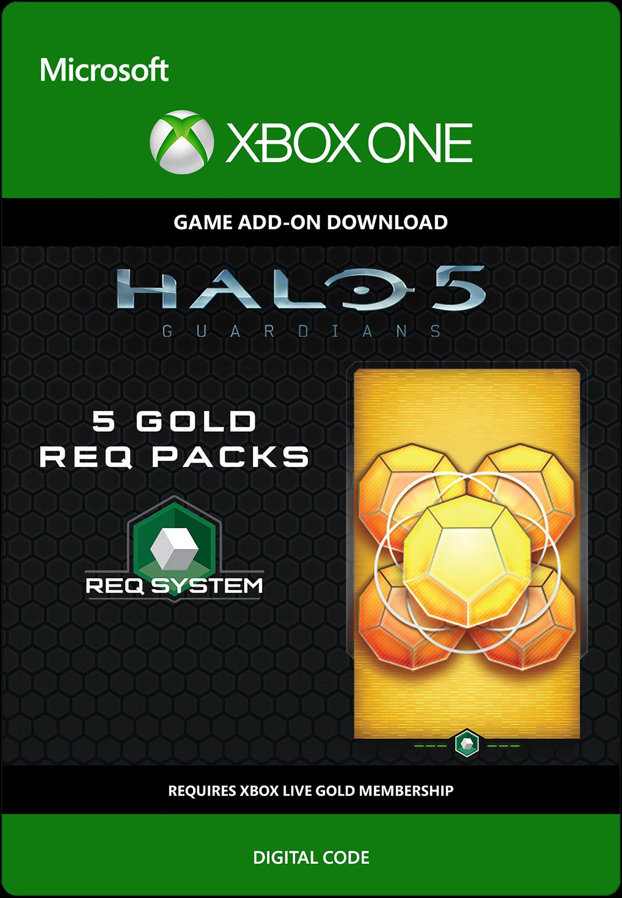 Halo 5 Guardians 5 Gold Req Packs
