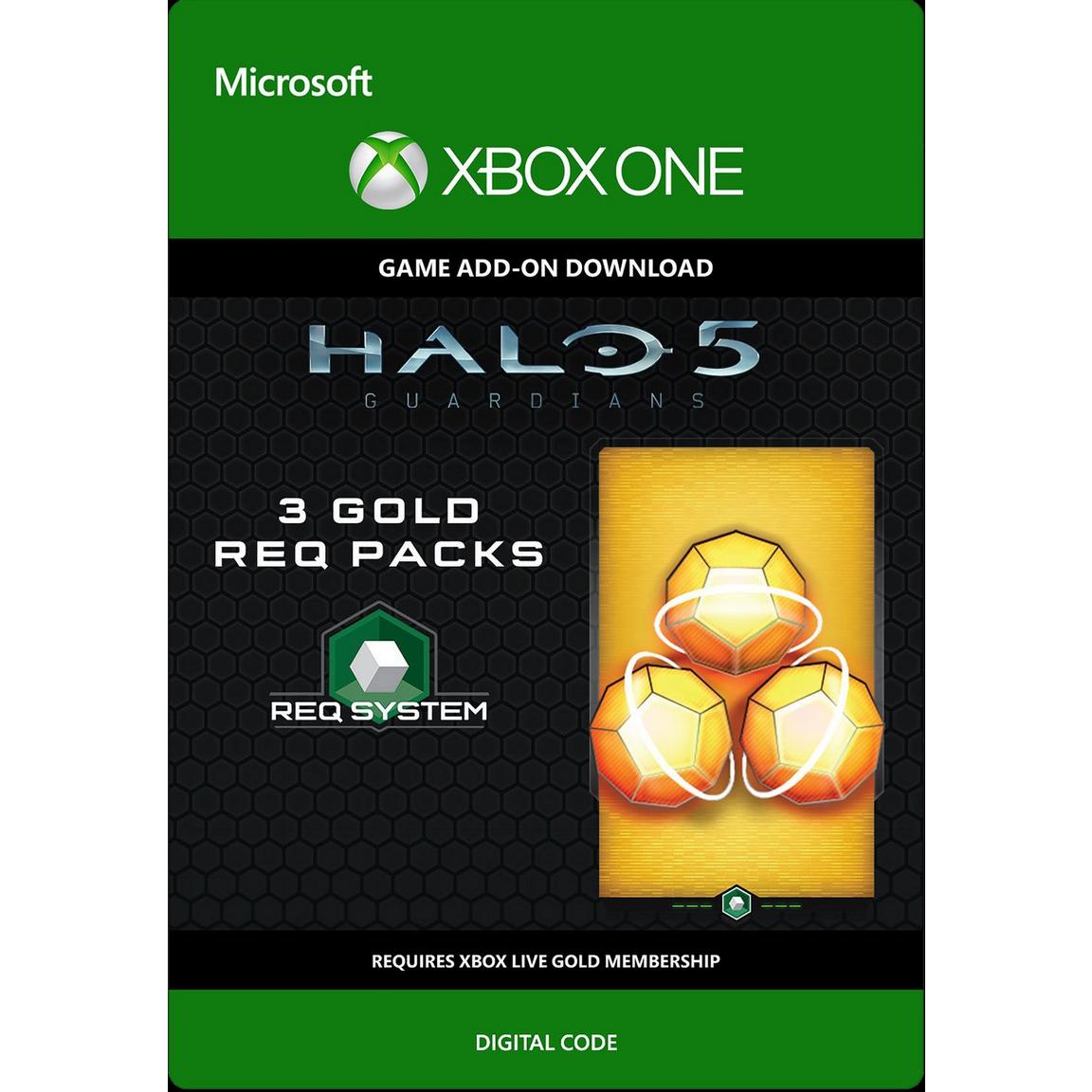 Microsoft Halo 5: Guardians 3 Gold Req Packs DLC - Xbox One -  7LM-00001
