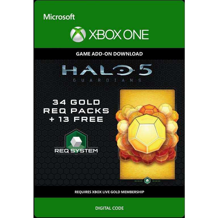 Halo 5: Guardians 34 Gold Req Packs DLC and 13 Free - Xbox One