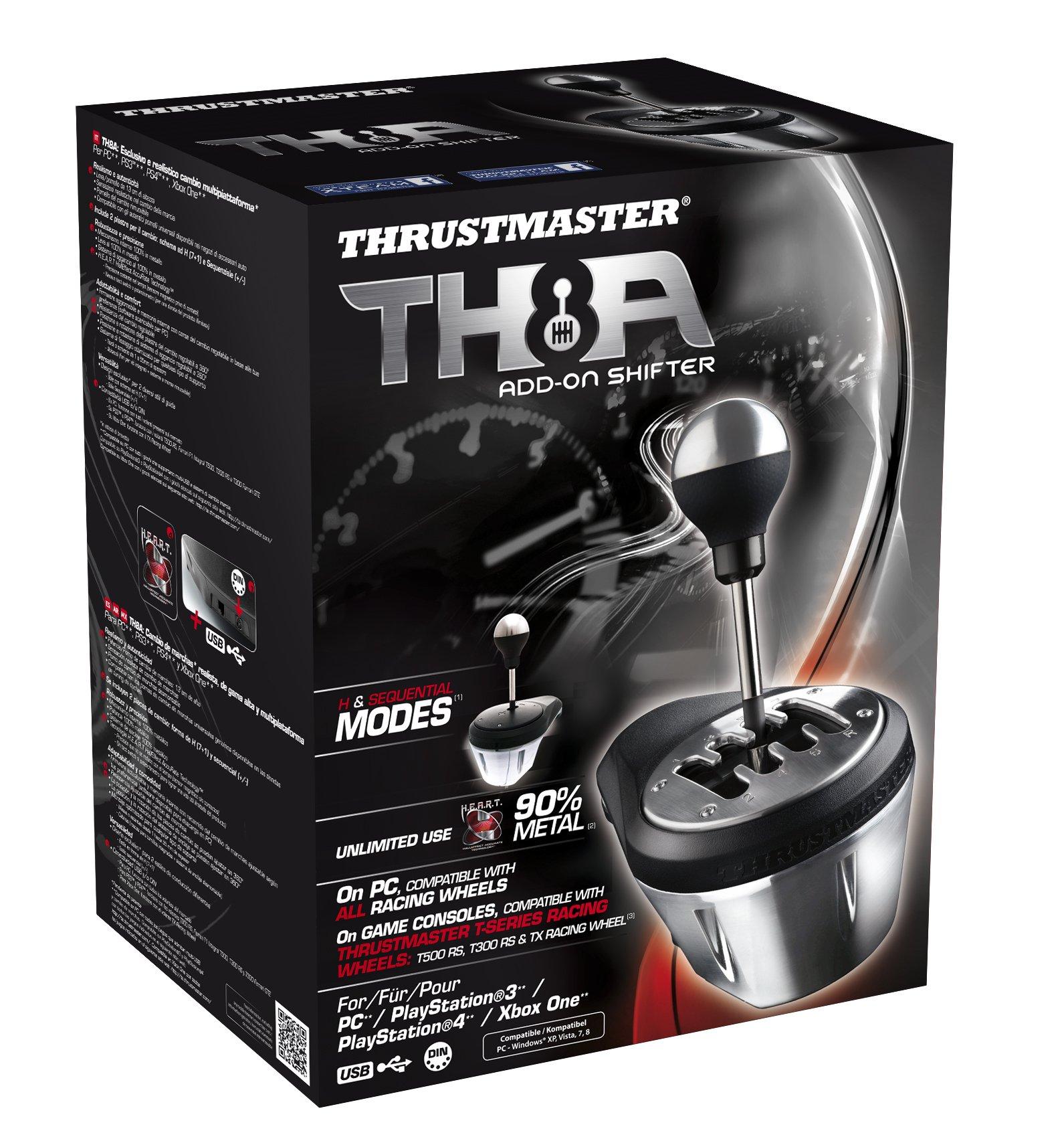  THRUSTMASTER TH8S Shifter Add-On, 8-Gear Shifter for