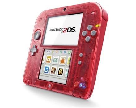 Nintendo 2DS Crystal Red GameStop Refurbished