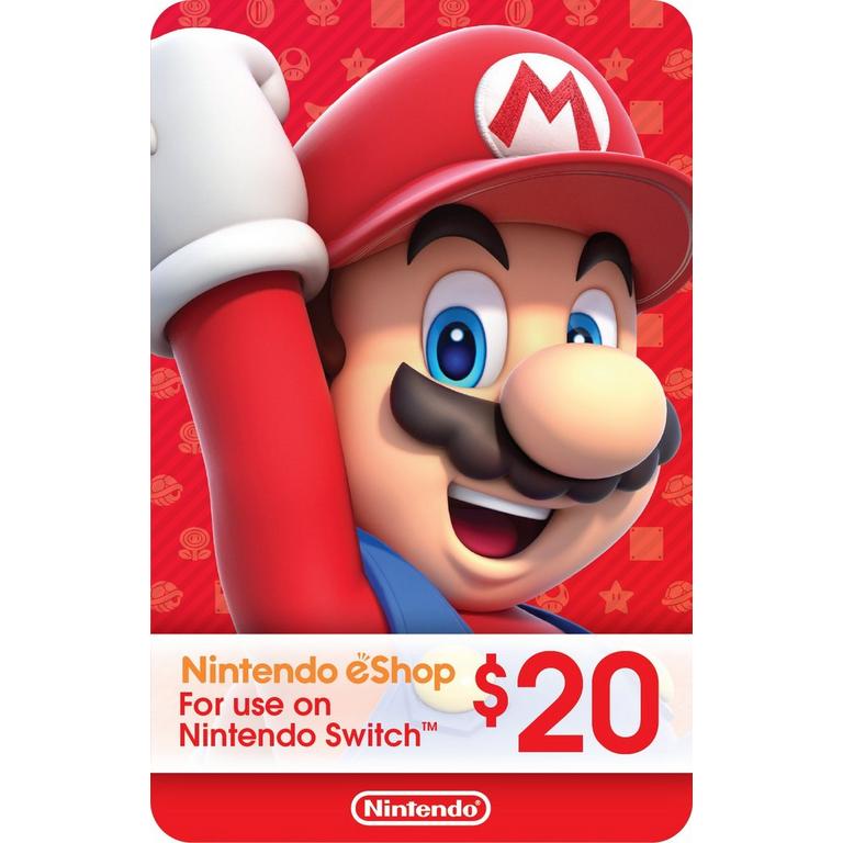 Nintendo Eshop 20 Nintendo Switch Gamestop
