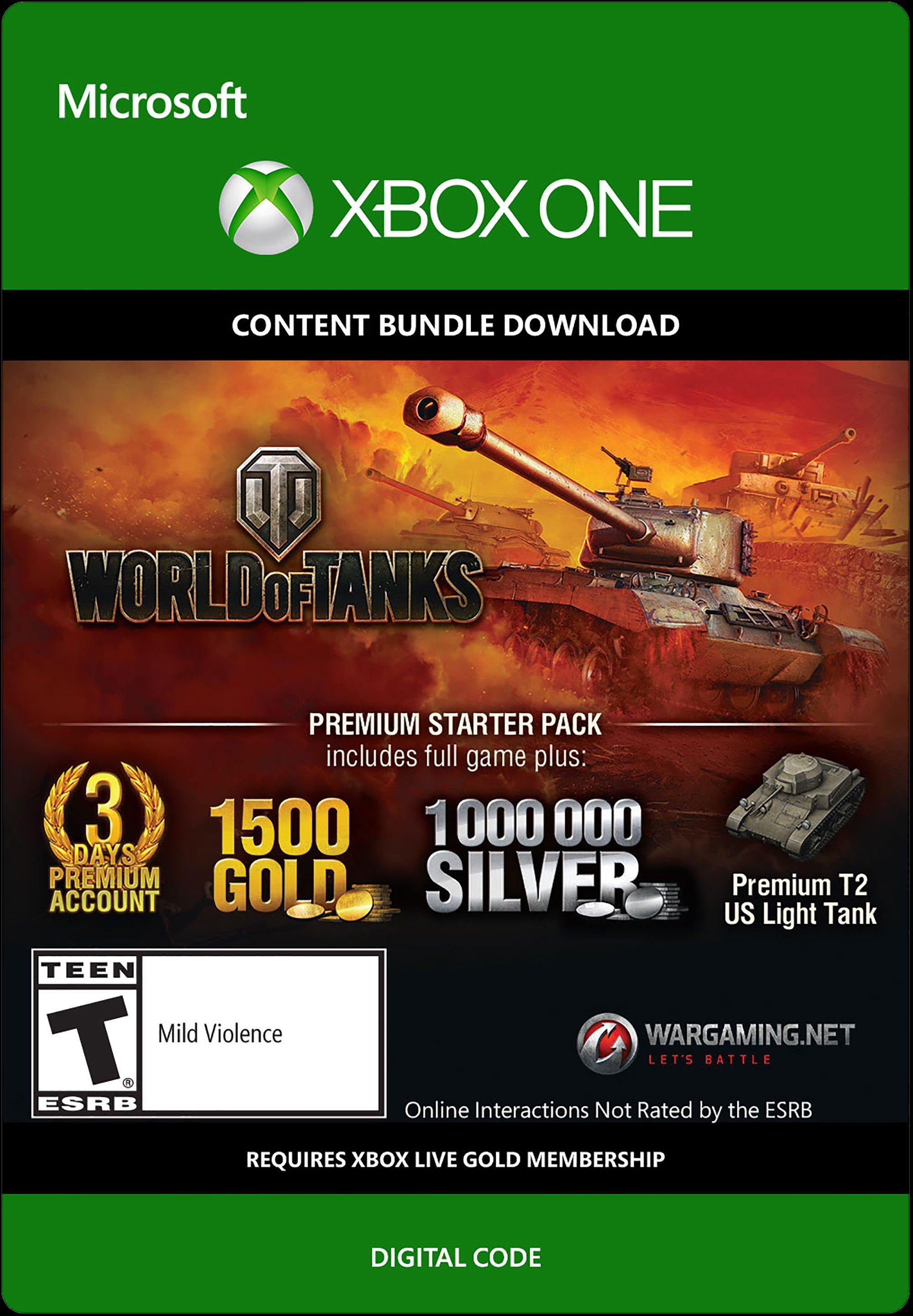 World of Tanks Premium Starter Pack - Xbox One | Wargaming | GameStop