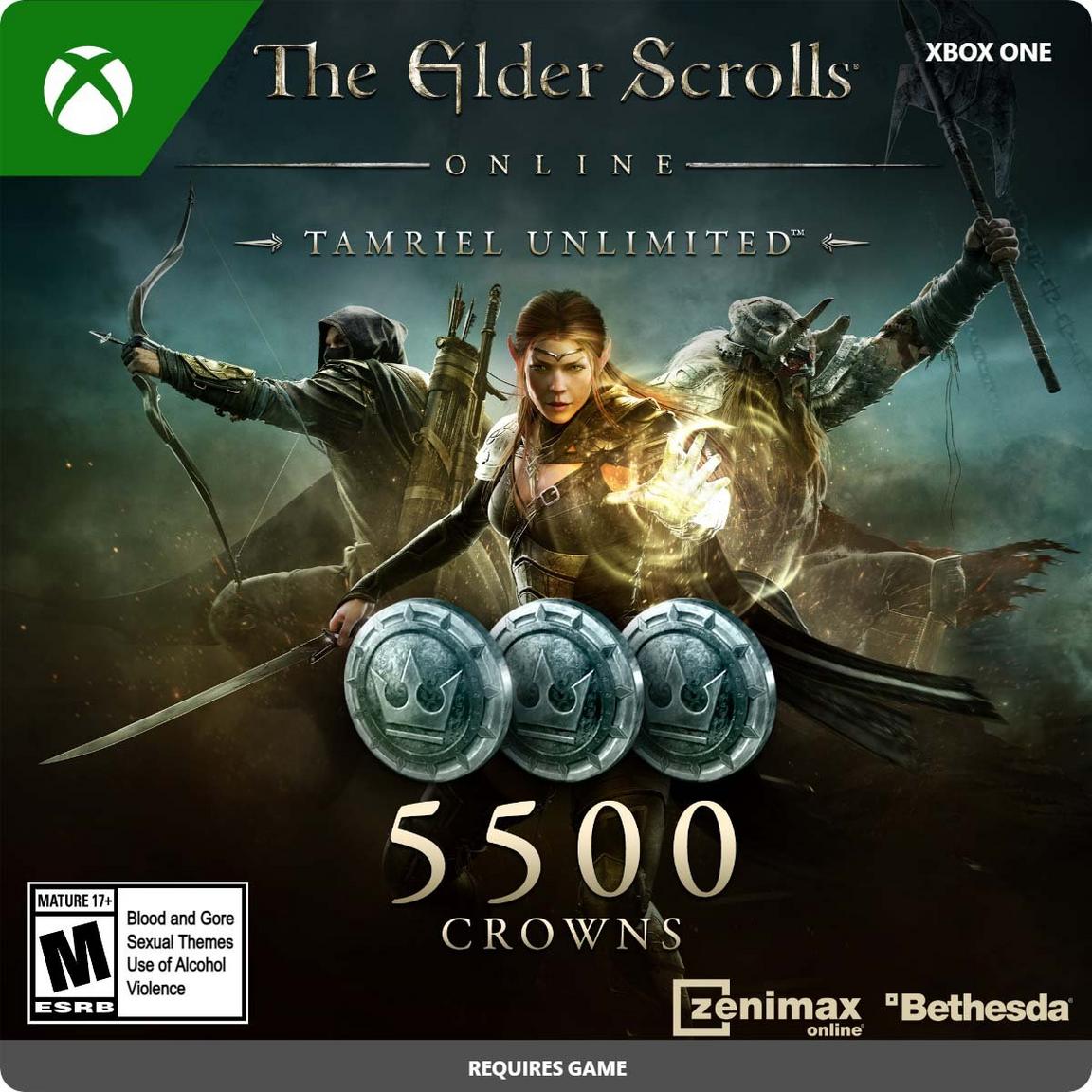Bethesda Softworks The Elder Scrolls Online Tamriel Unlimited 5,500 Crowns -  7LM-00056