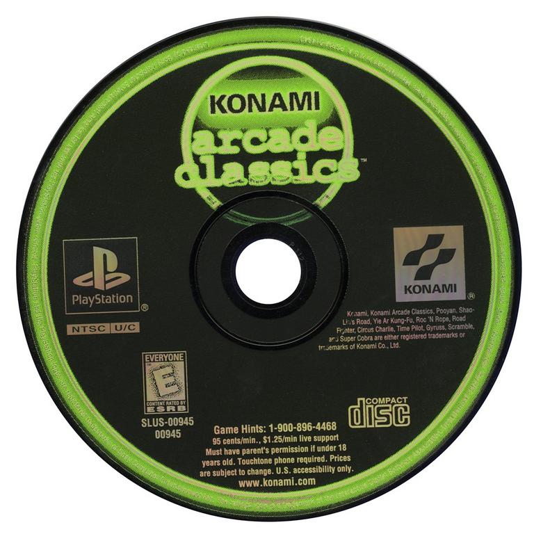Konami Arcade Classics - PlayStation 1