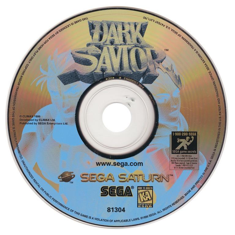 Dark Savior - Sega Saturn | SEGA | GameStop
