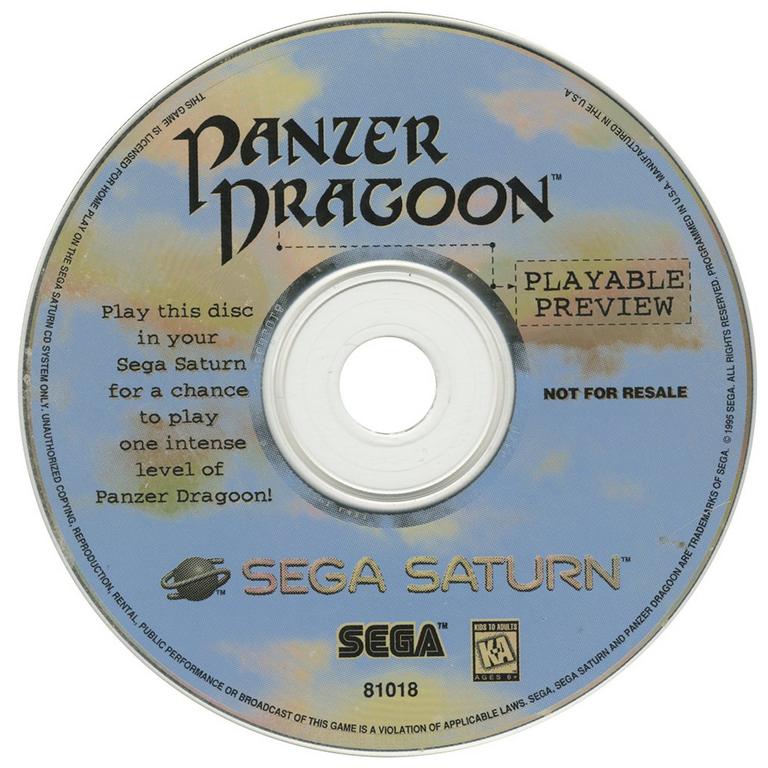Panzer Dragoon Sega Saturn SEGA GameStop