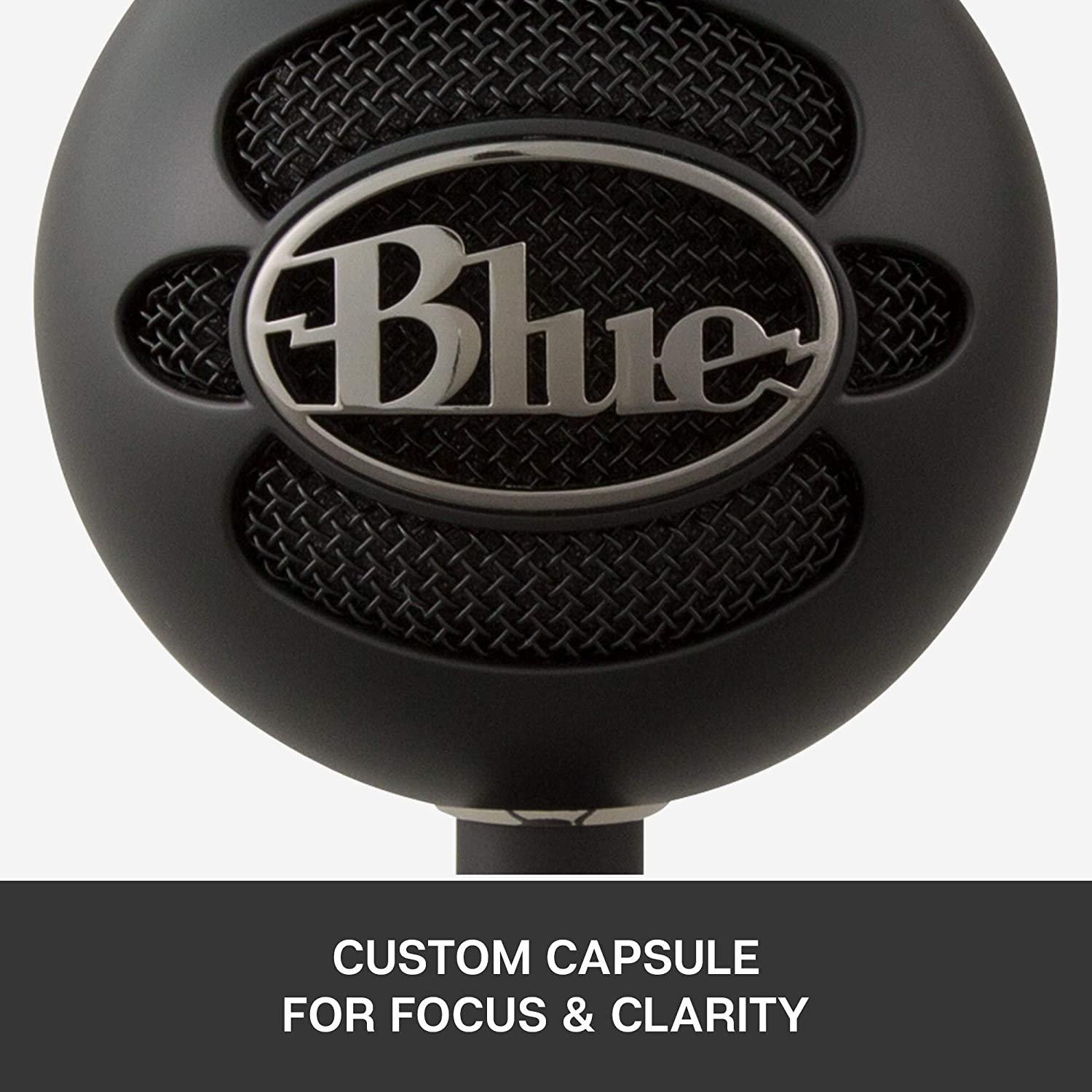 Microfono Blue Yeti Snowball Ice Black - Thot Computación