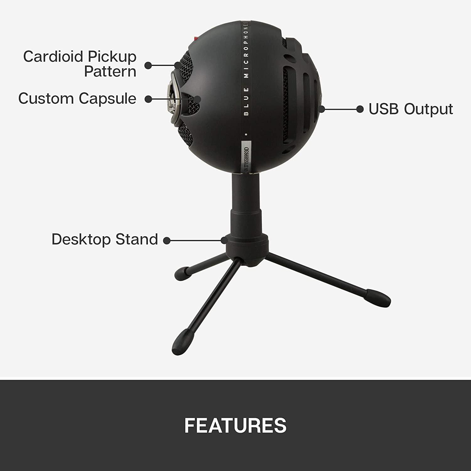 Blue Microphone Snowball Ice Black