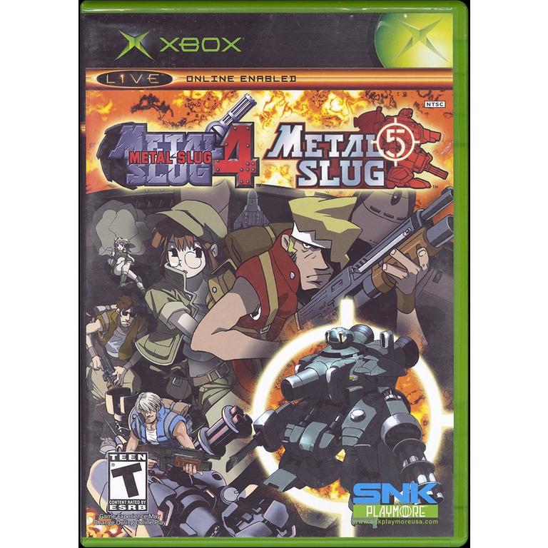 Metal Slug 4 and Metal Slug 5 - Xbox (Original)