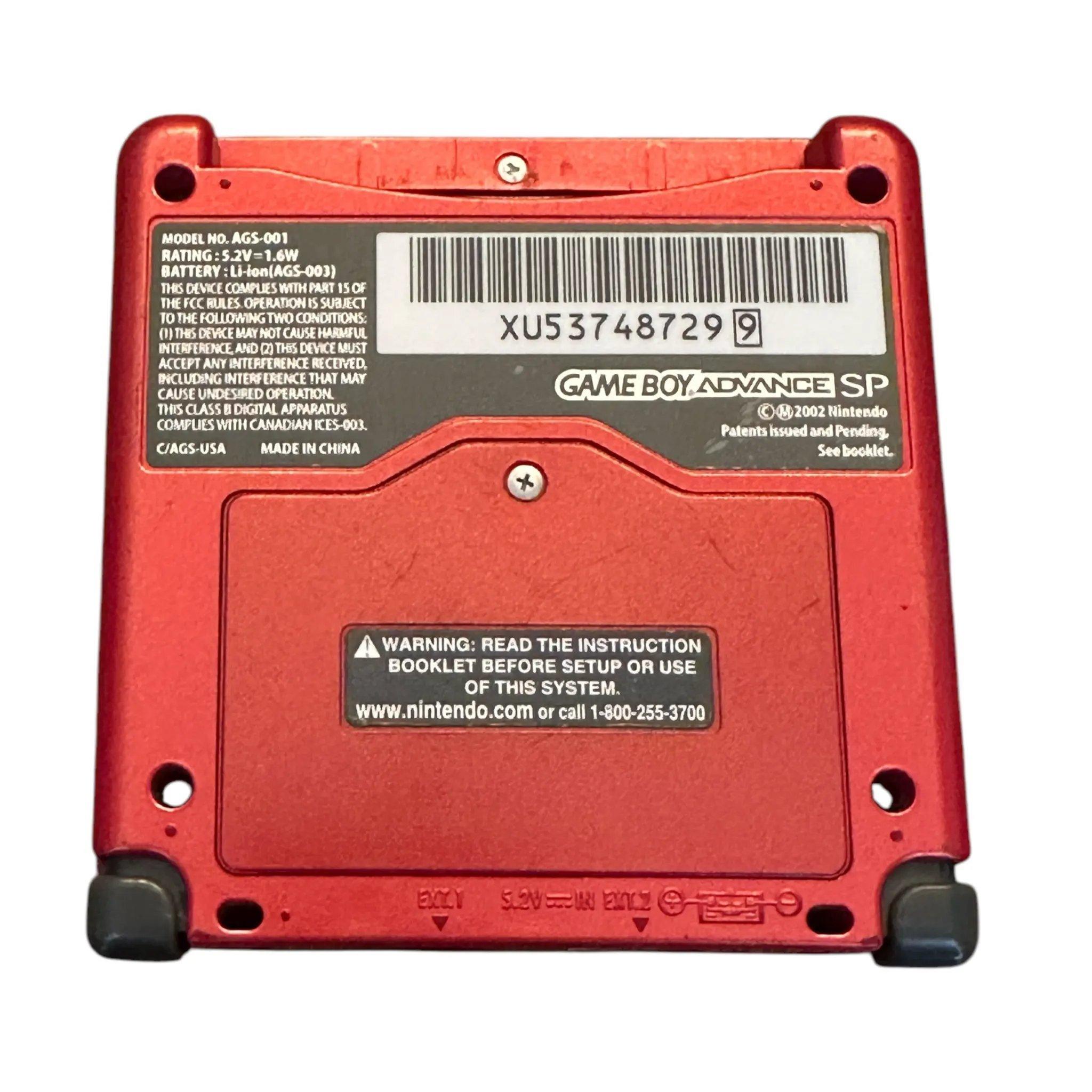 Nintendo Game Boy Advance SP - Red