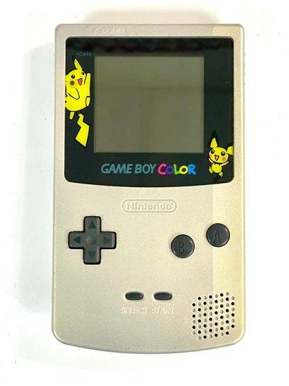 Nintendo Game Boy Color Pokemon Pikachu Gold GameStop