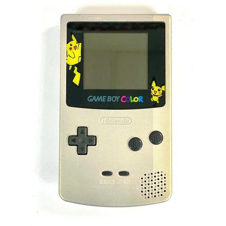 Nintendo Game Boy Color Pokemon Pikachu Gold GameStop