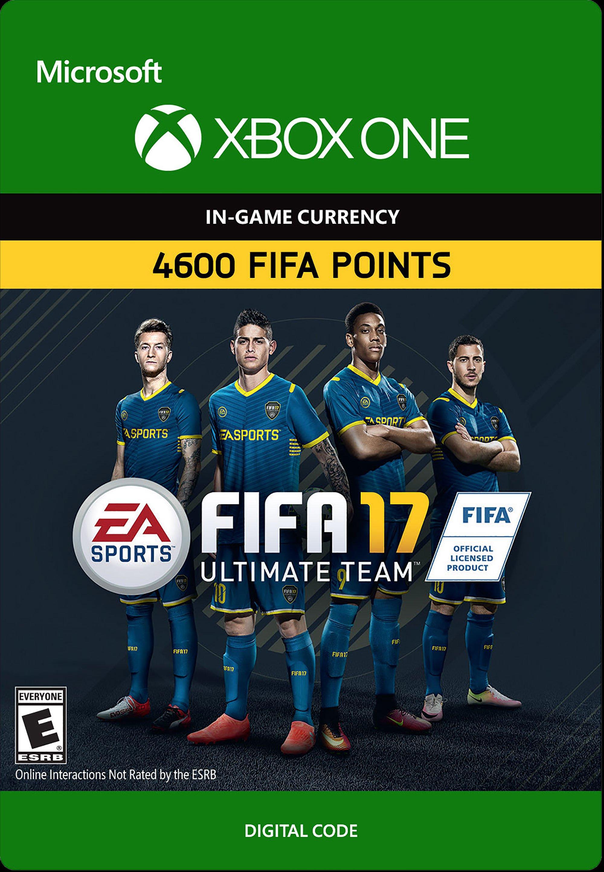 Fifa 17 4600 Ultimate Team Points Digital Card Xbox One Gamestop