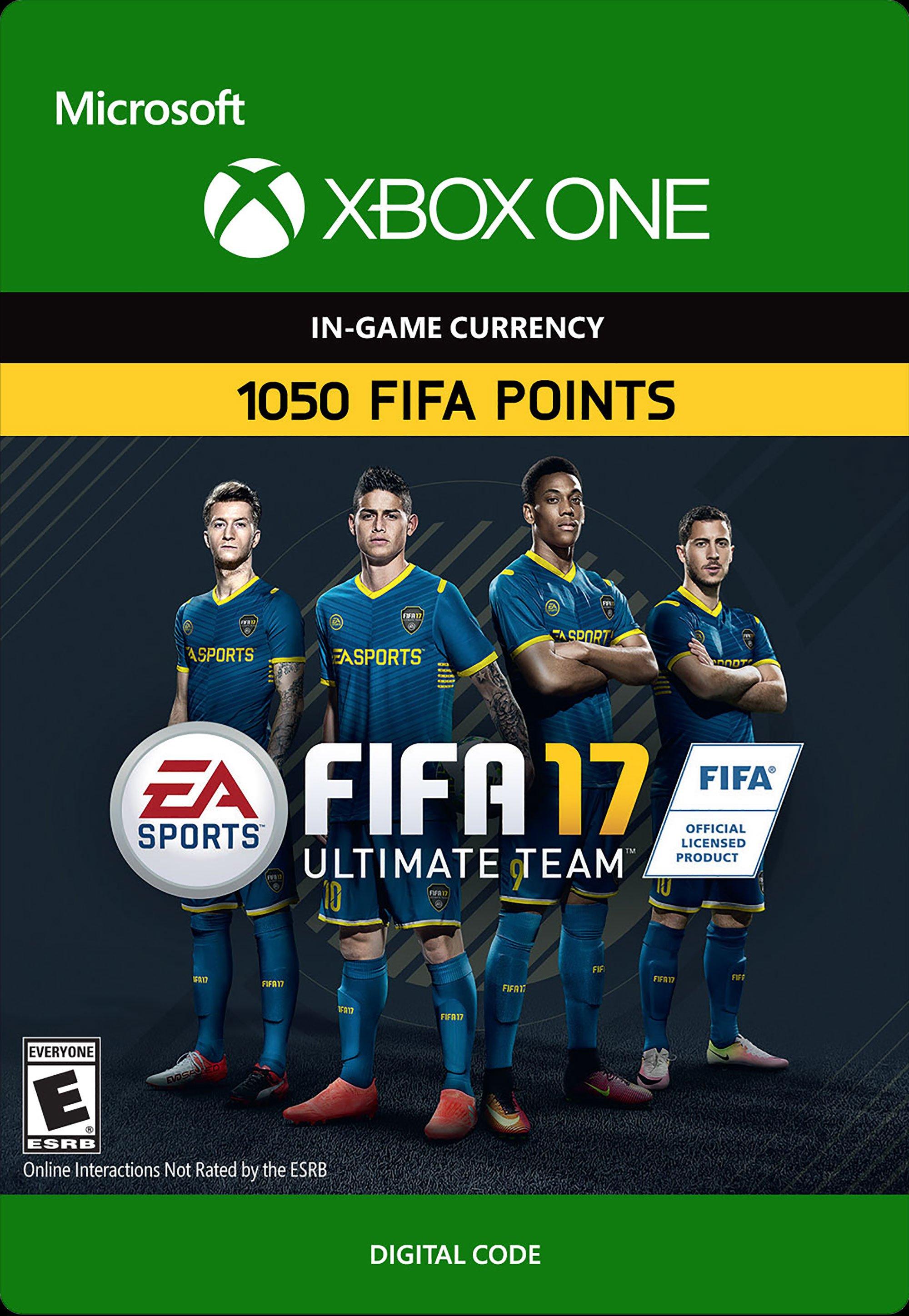 Fifa 17 1050 Ultimate Team Points Digital Card