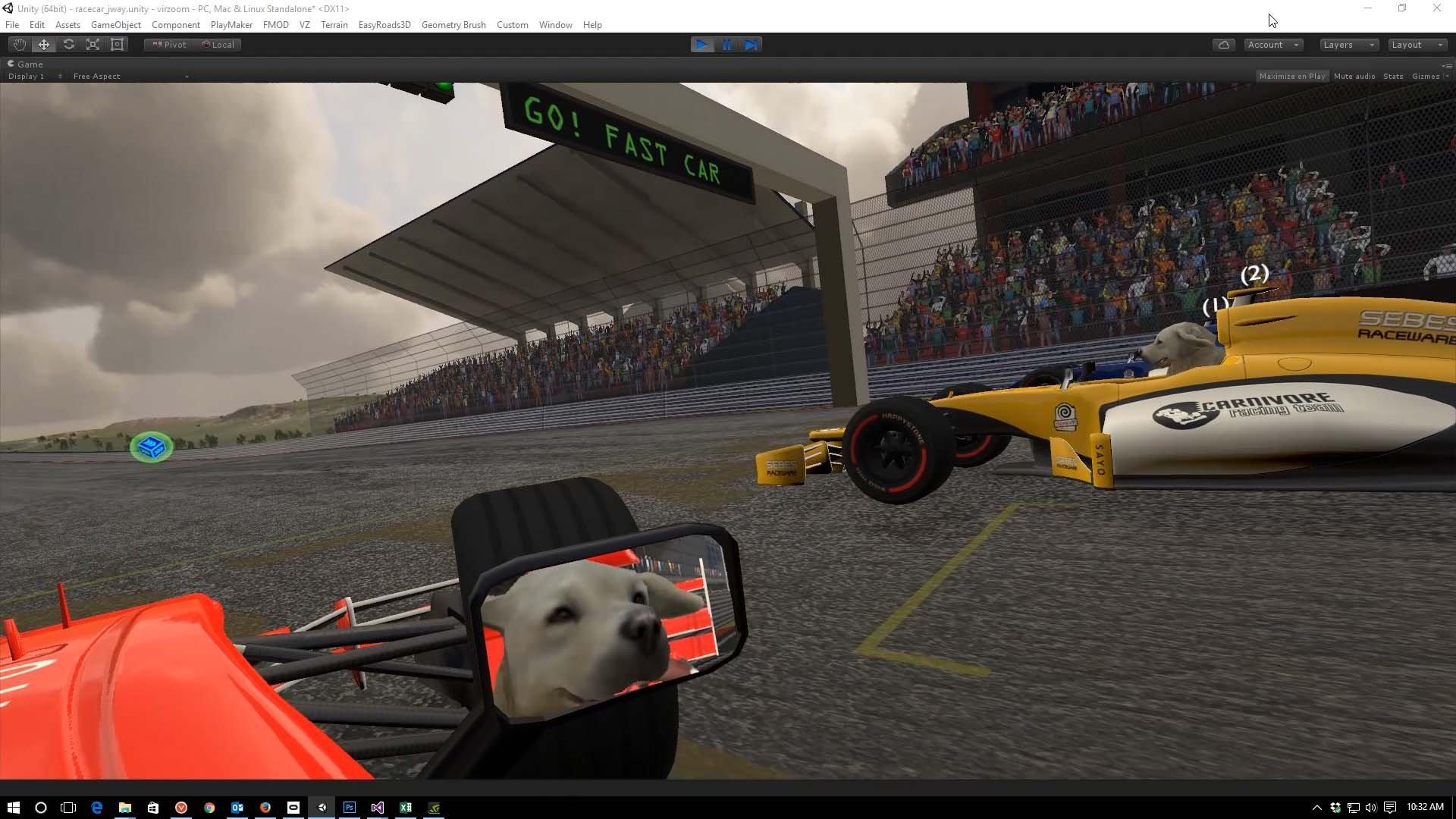 VirZoom Virtual Reality Game System Folding VR Bike Controller and