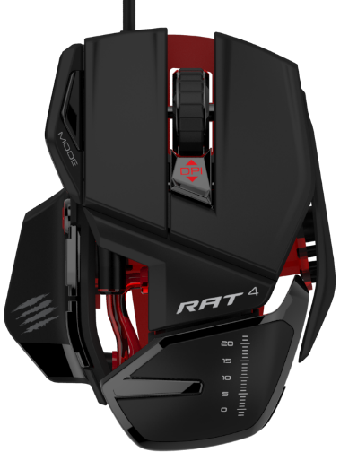 RAT4 Optical Gaming Mouse PC GameStop