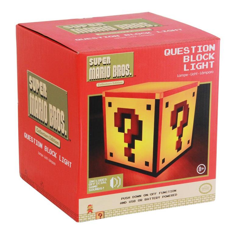 Geeknet Super Mario Bros. Question Block Lamp GameStop Exclusive