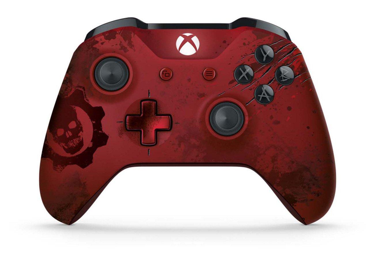 list item 1 of 13 Microsoft Xbox One Gears of War 4 Crimson Omen Limited Edition Wireless Controller