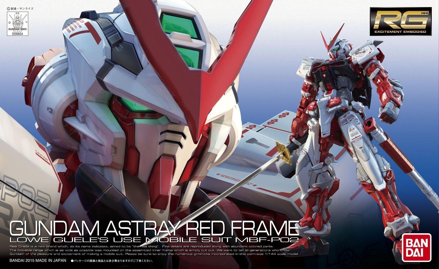 Mobile Suit Gundam Seed Astray Gundam Astray Red Frame Real Grade Model Kit Gamestop