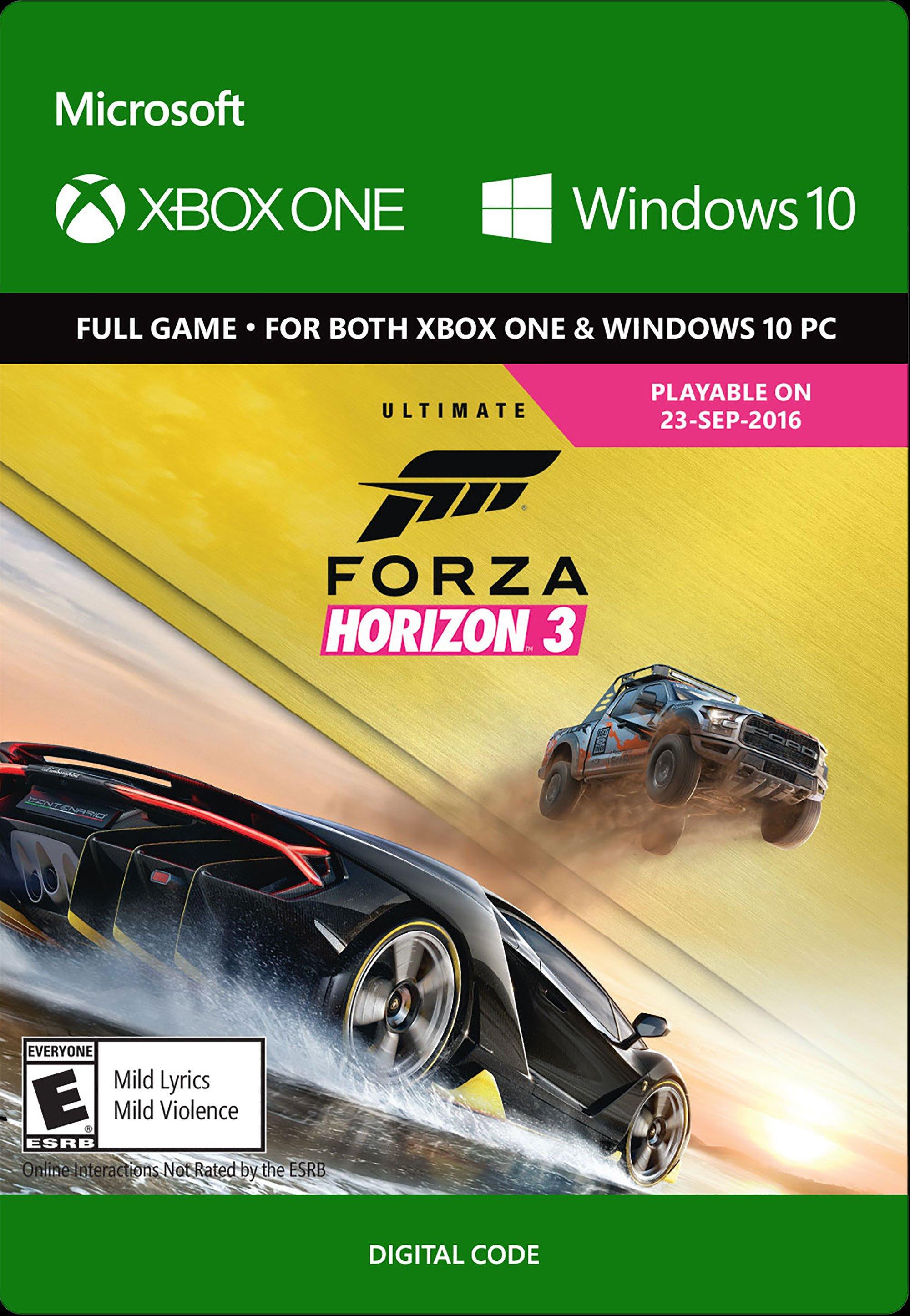 forza horizon 3 games with gold