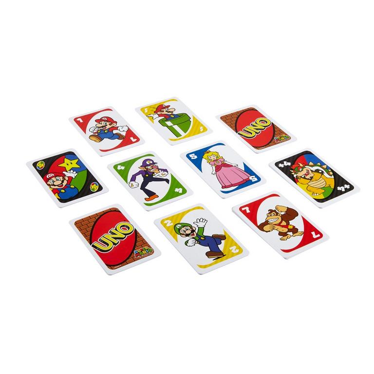 Super Mario UNO card game family board games fun playing party friends new