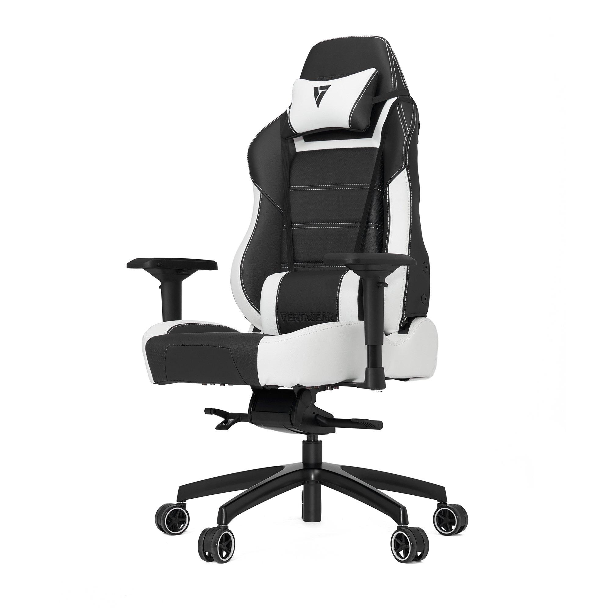 PL6000 Black and White Gaming Chair GameStop