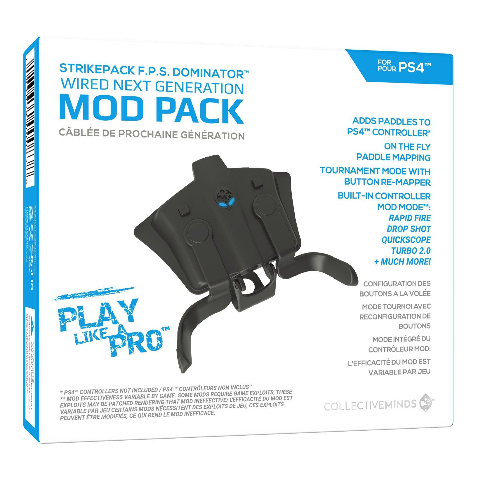 PS4 Strike Pack F.P.S. Dominator Controller Adapter with Mod Pack, PlayStation 4