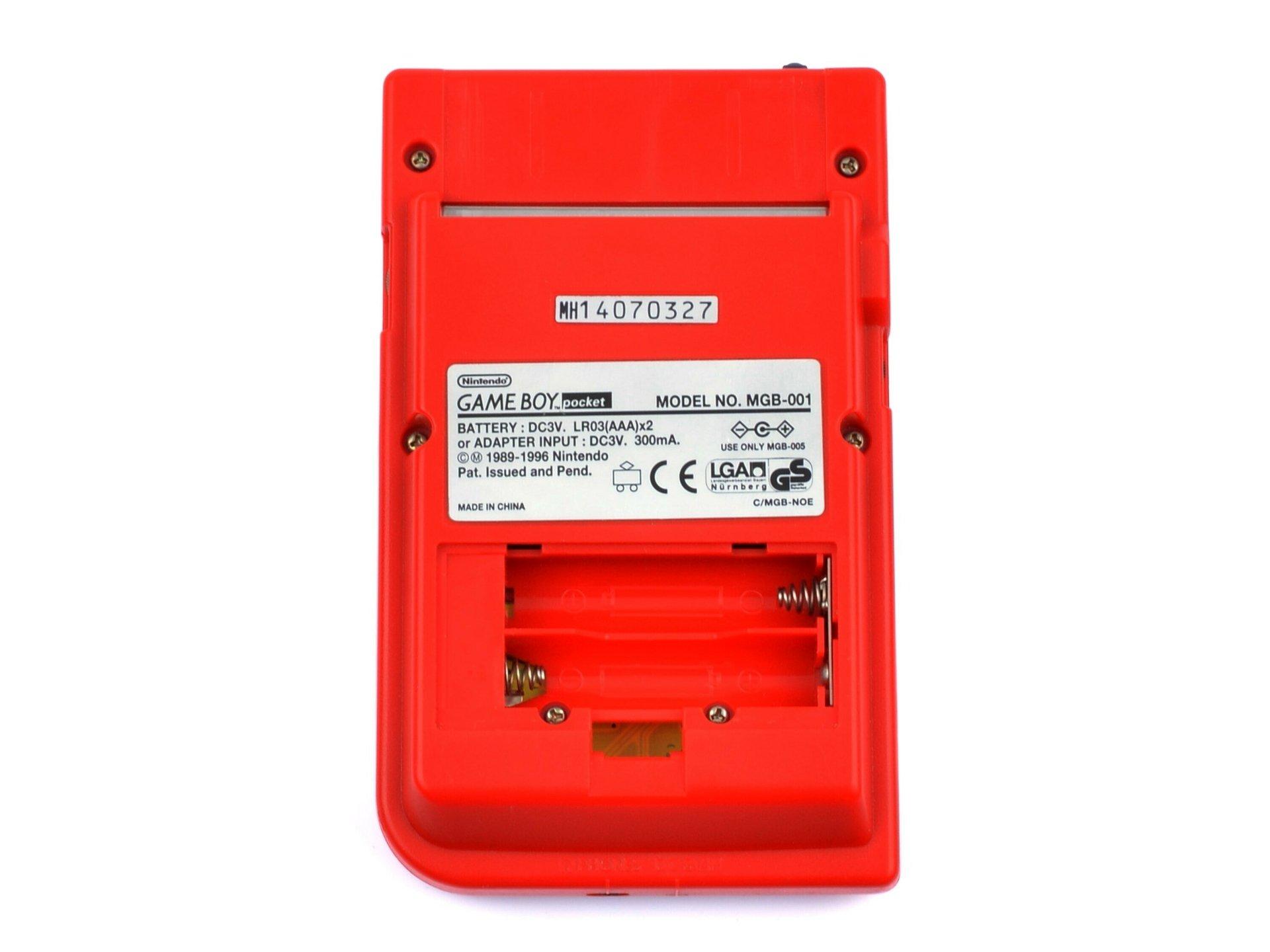 Nintendo Game Boy Pocket Red