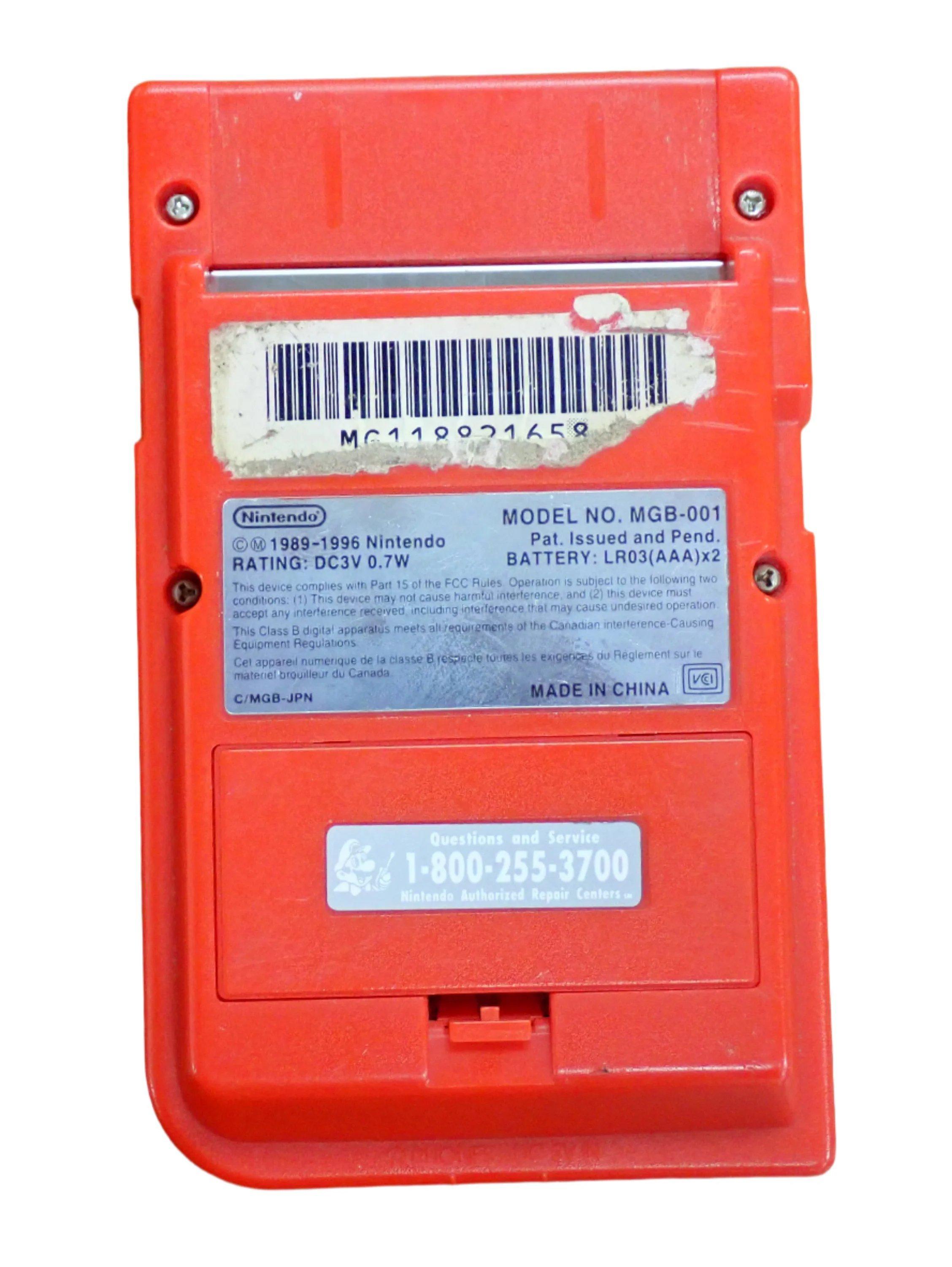 Nintendo Game Boy Pocket Red
