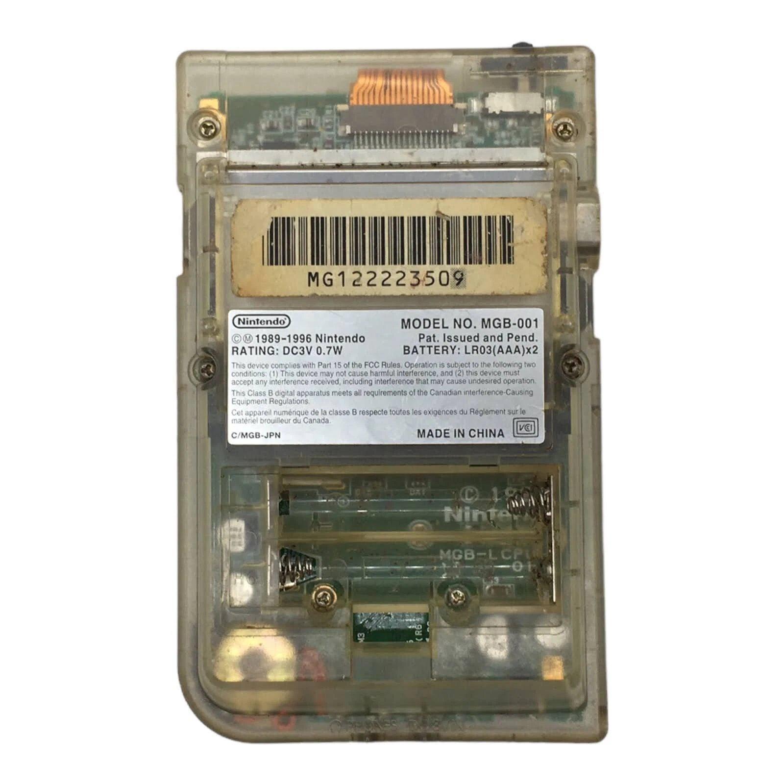 Nintendo Game Boy Pocket - Clear