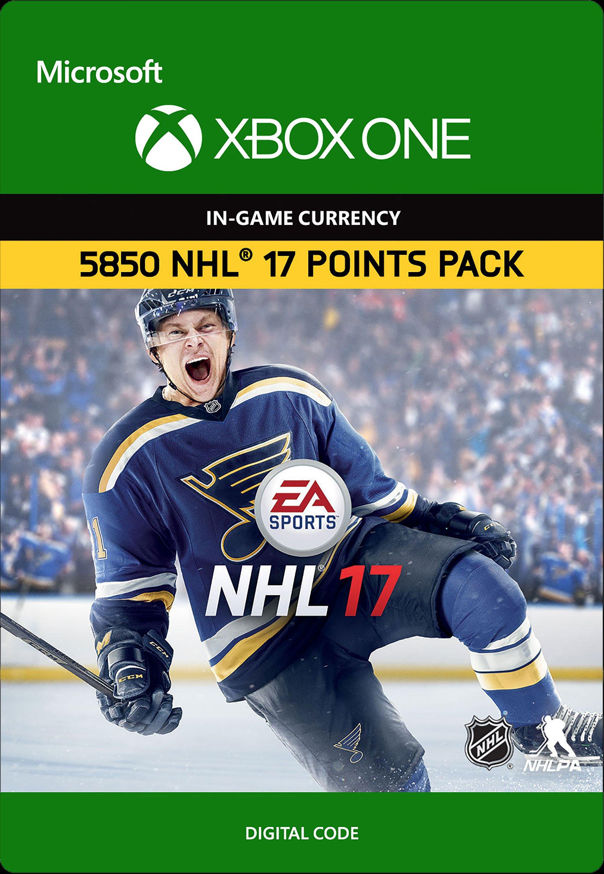 NHL 17 5,850 HUT Points Xbox One GameStop
