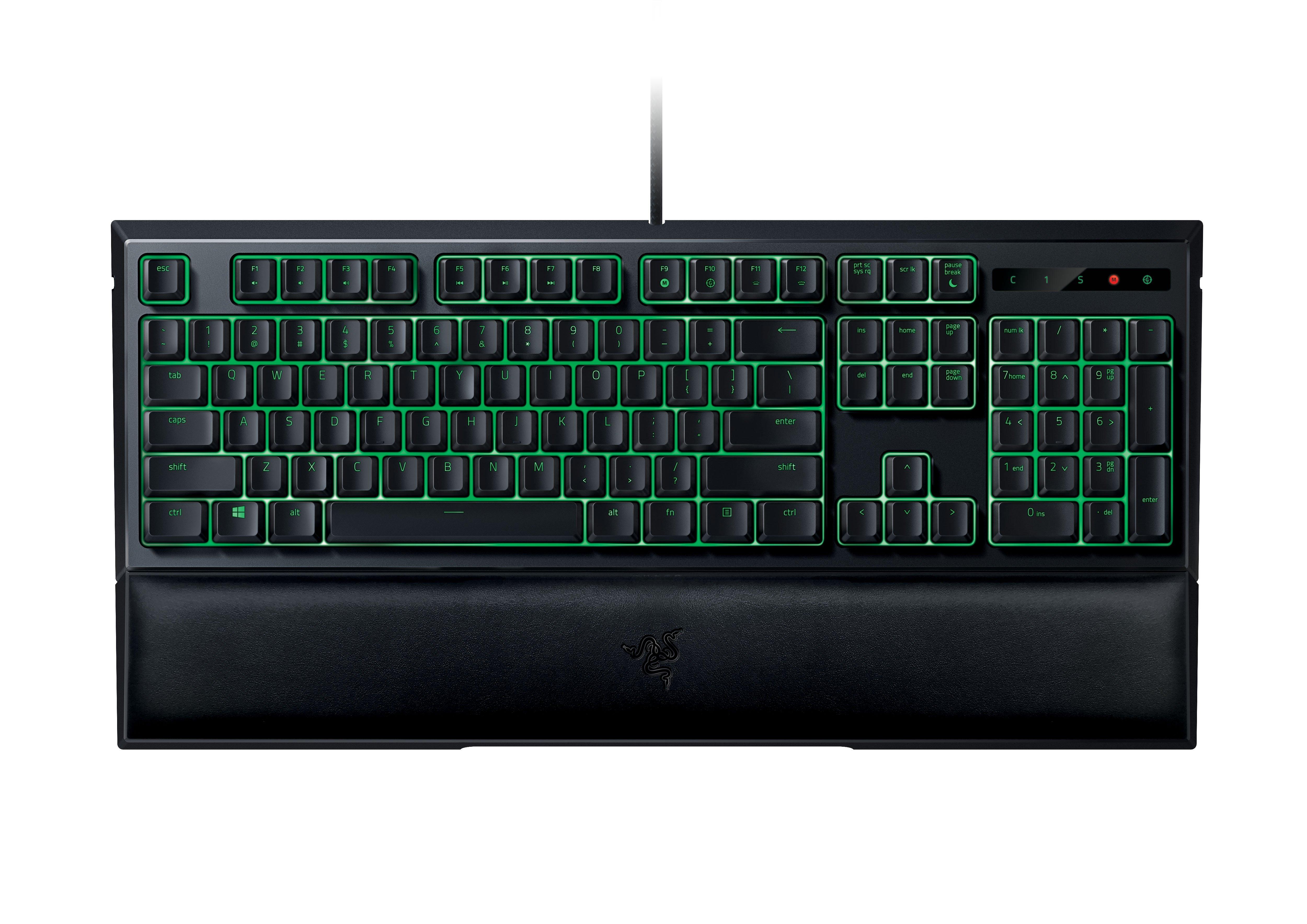 RPM Euro Games Gaming Keyboard With Palm Rest, Back Lit, Membrane