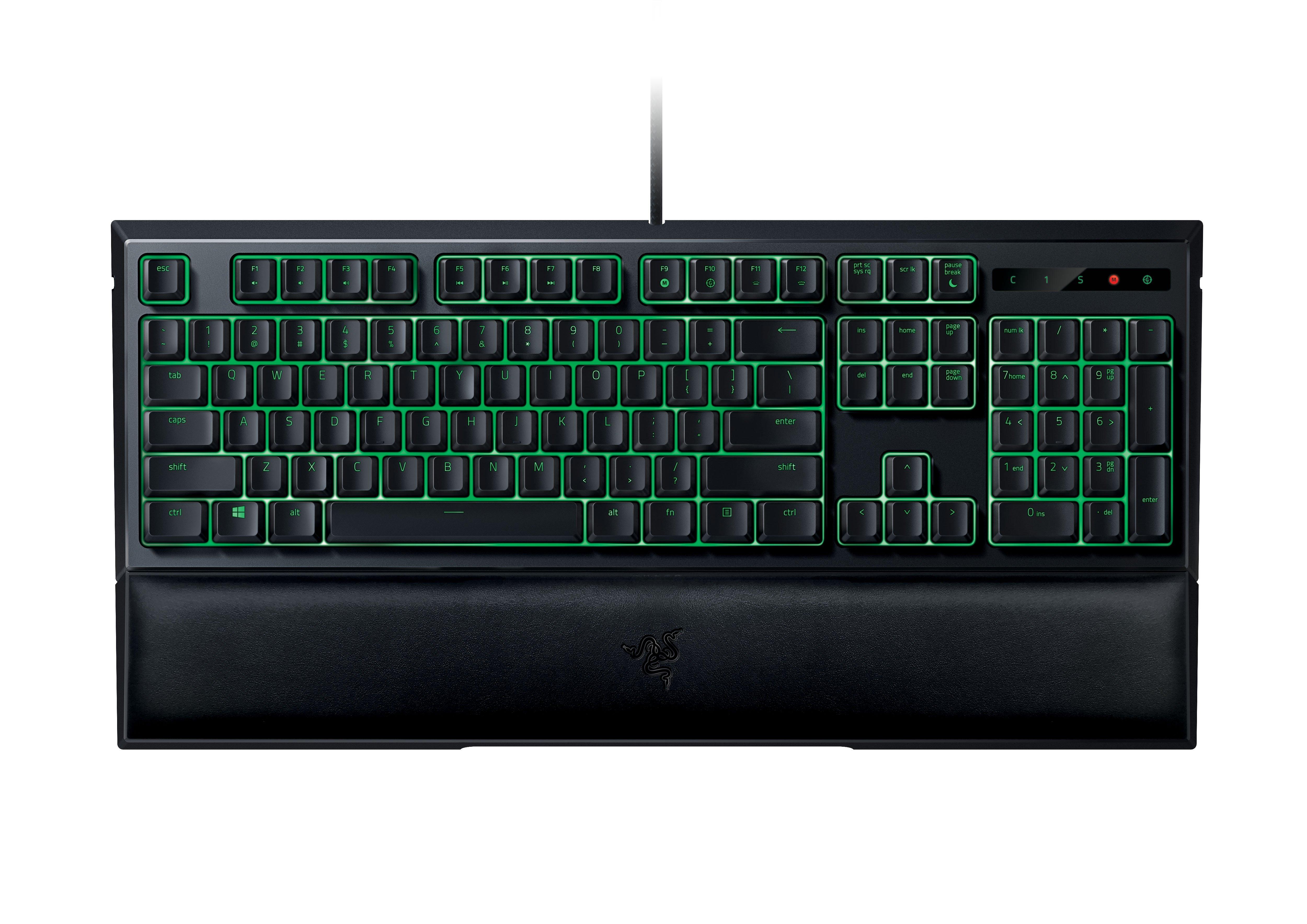 Razer Ornata MechaMembrane Gaming Keyboard with Wrist Rest