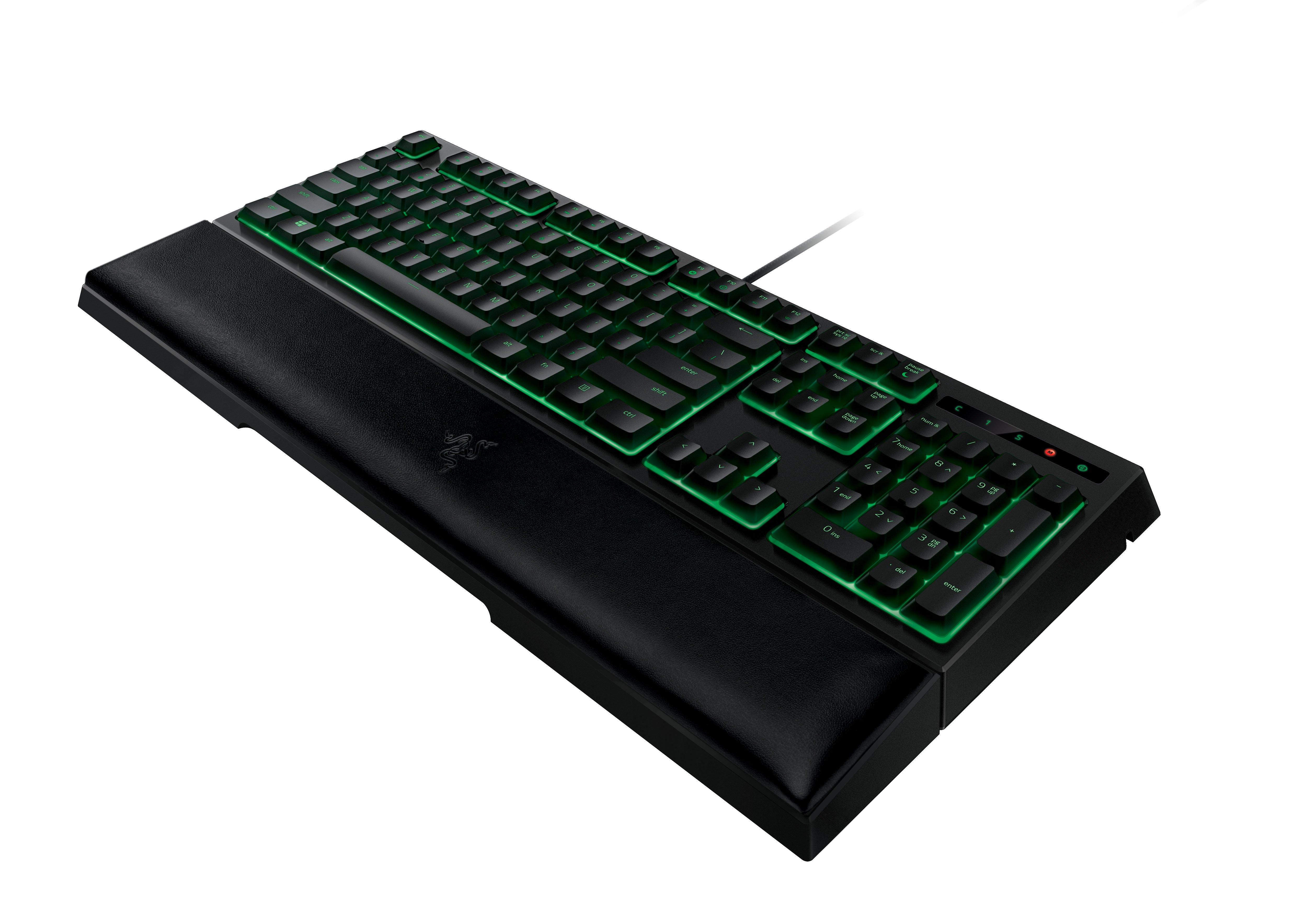 Razer Ornata MechaMembrane Gaming Keyboard with Wrist Rest