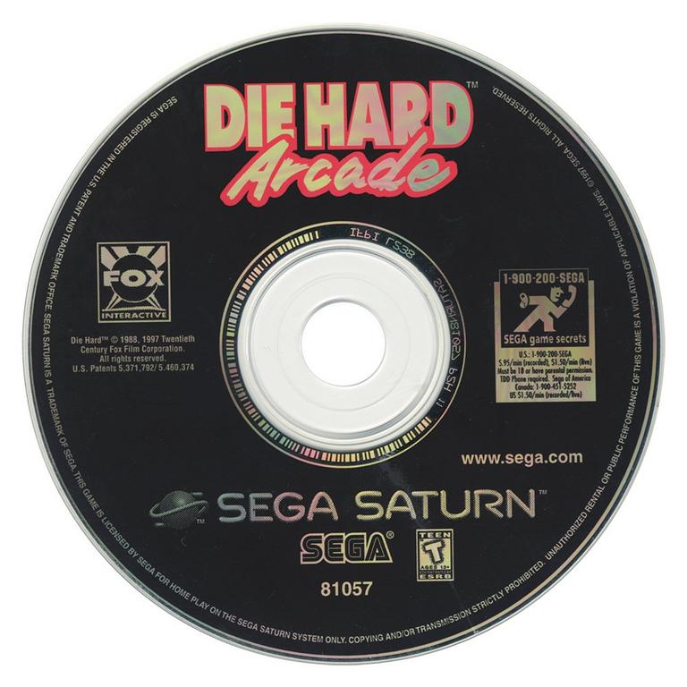 Die Hard Arcade Sega Saturn SEGA GameStop