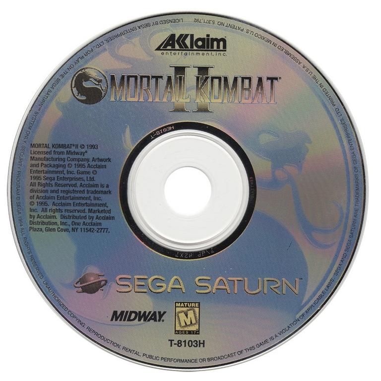 Mortal Kombat 2 - Sega Saturn