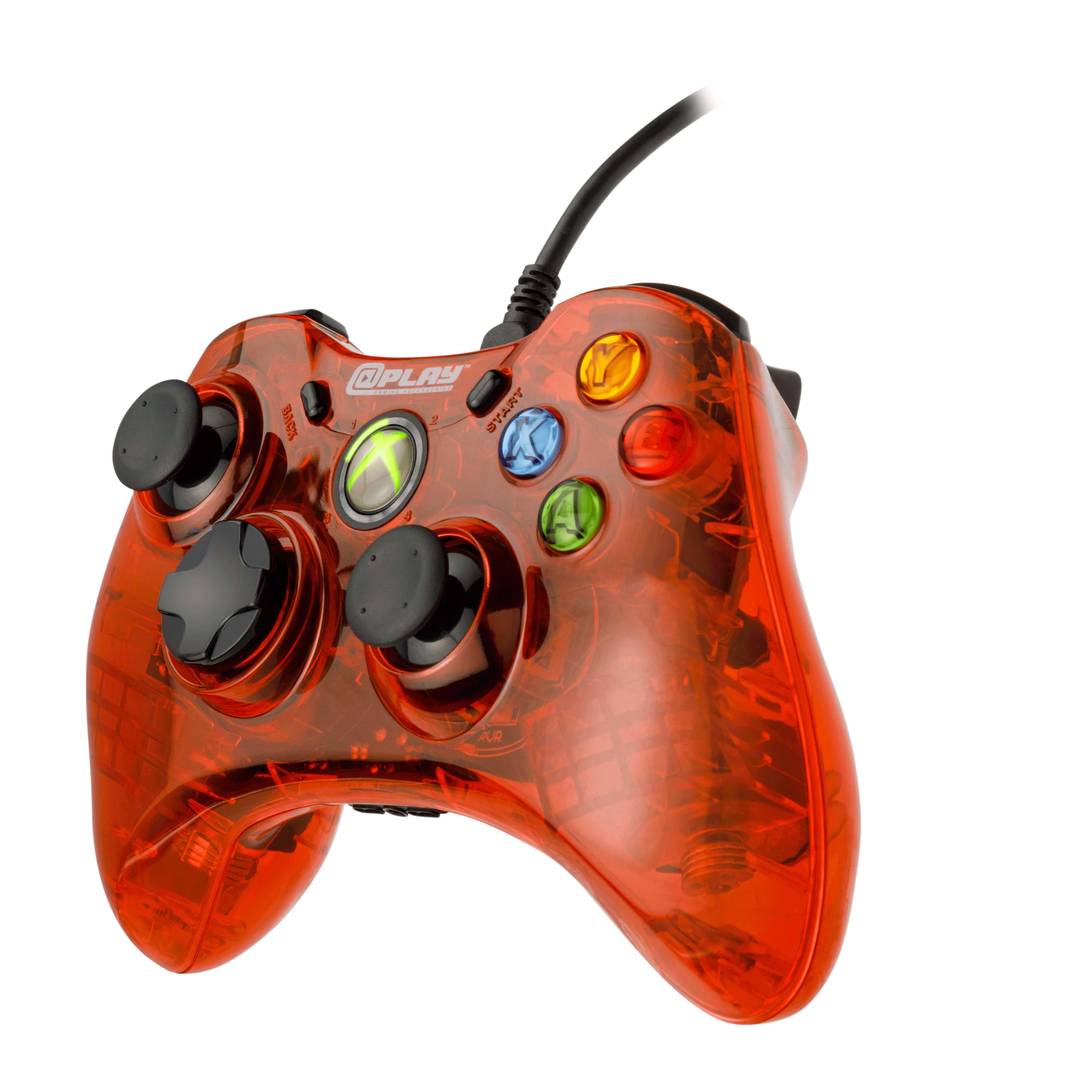 Red Wired Controller for Xbox 360 Xbox 360 GameStop