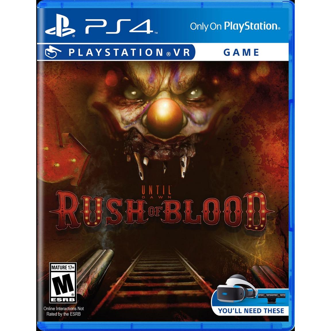 Until Dawn: Rush of Blood VR - PlayStation 4, Pre-Owned -  Sony