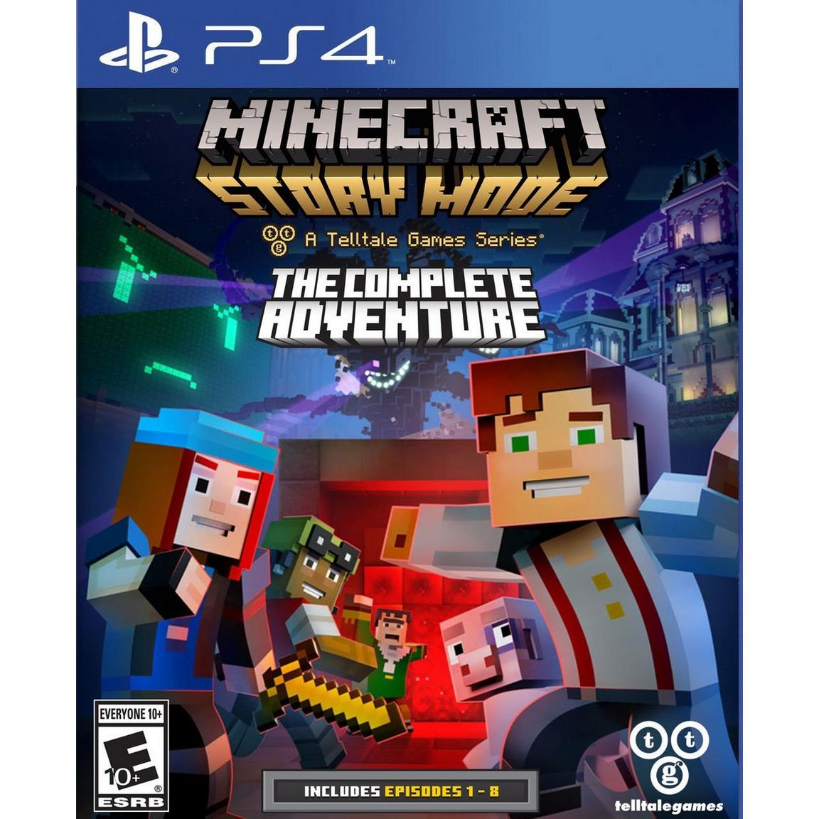Minecraft: Story Mode The Complete Adventure - PlayStation 4, Pre-Owned -  Telltale Games
