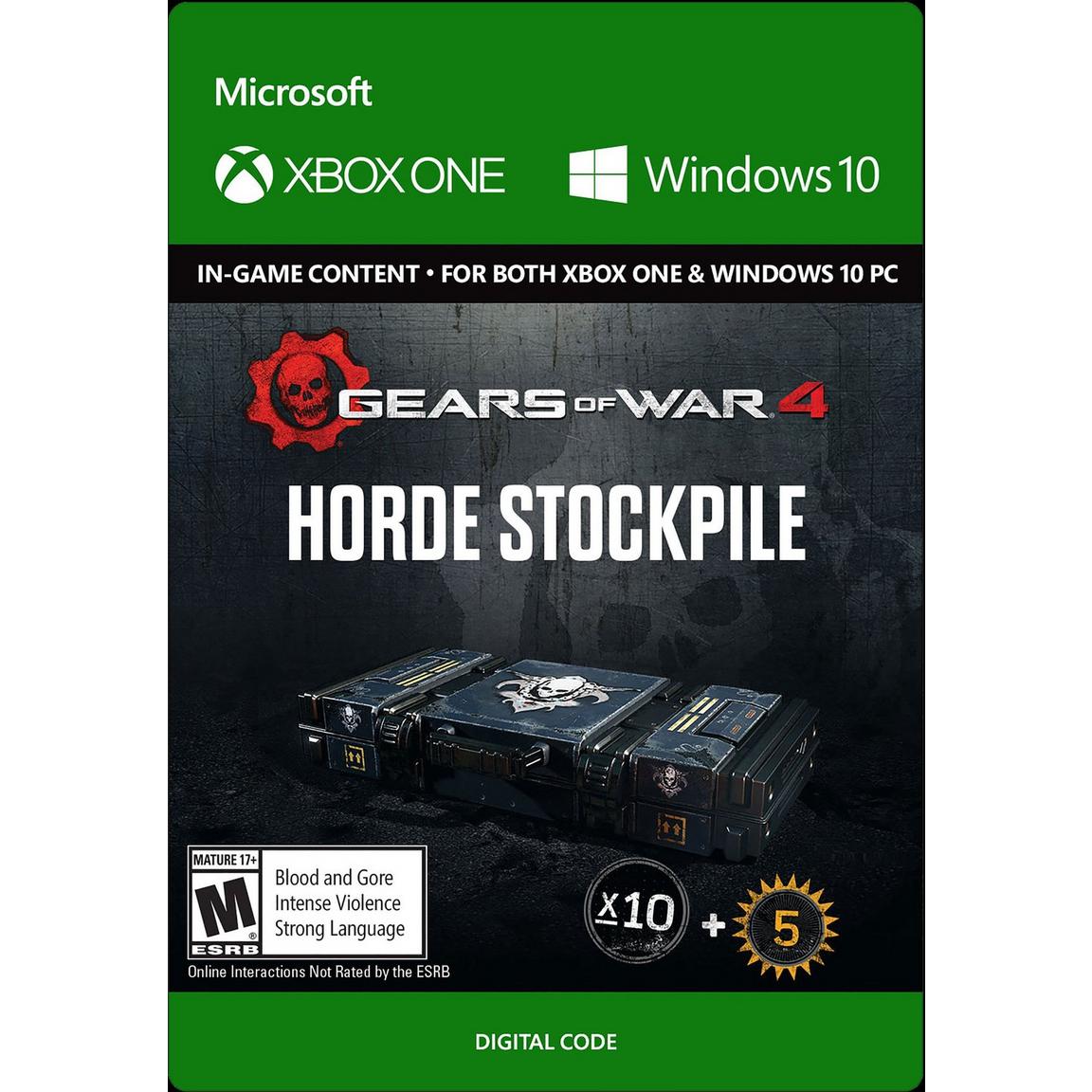 Gears of War 4: Horde Stockpile DLC - Xbox One, Digital