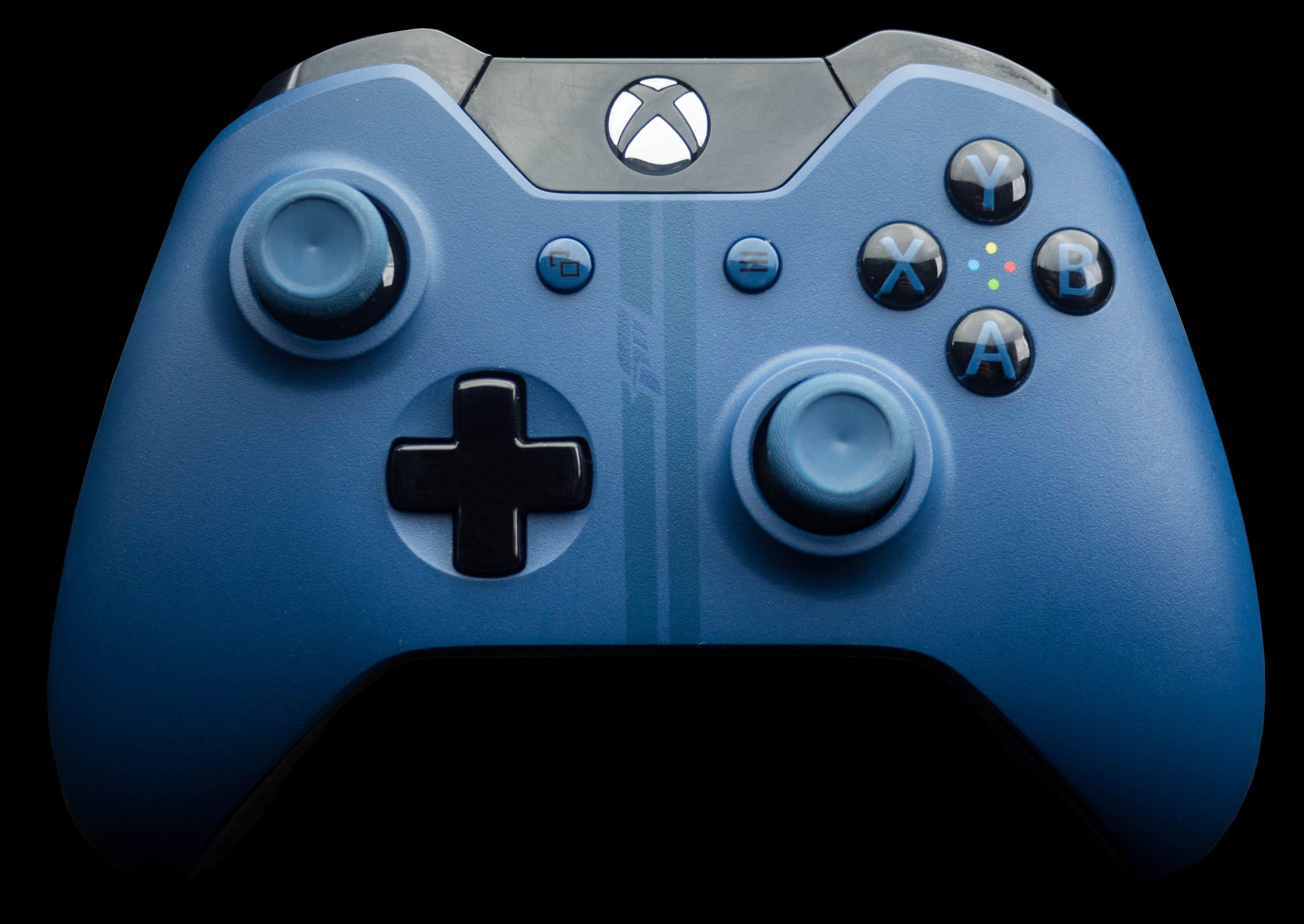 dark blue xbox controller