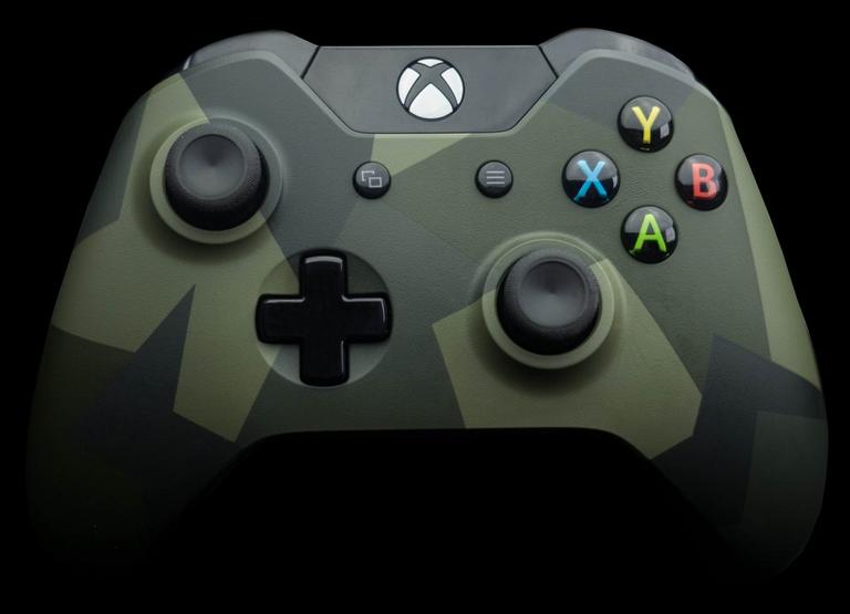Microsoft Xbox One Wireless Controller Green Camo