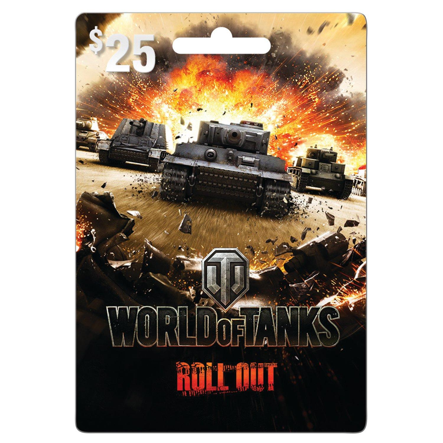 World Of Tanks 25 Ecard Gamestop