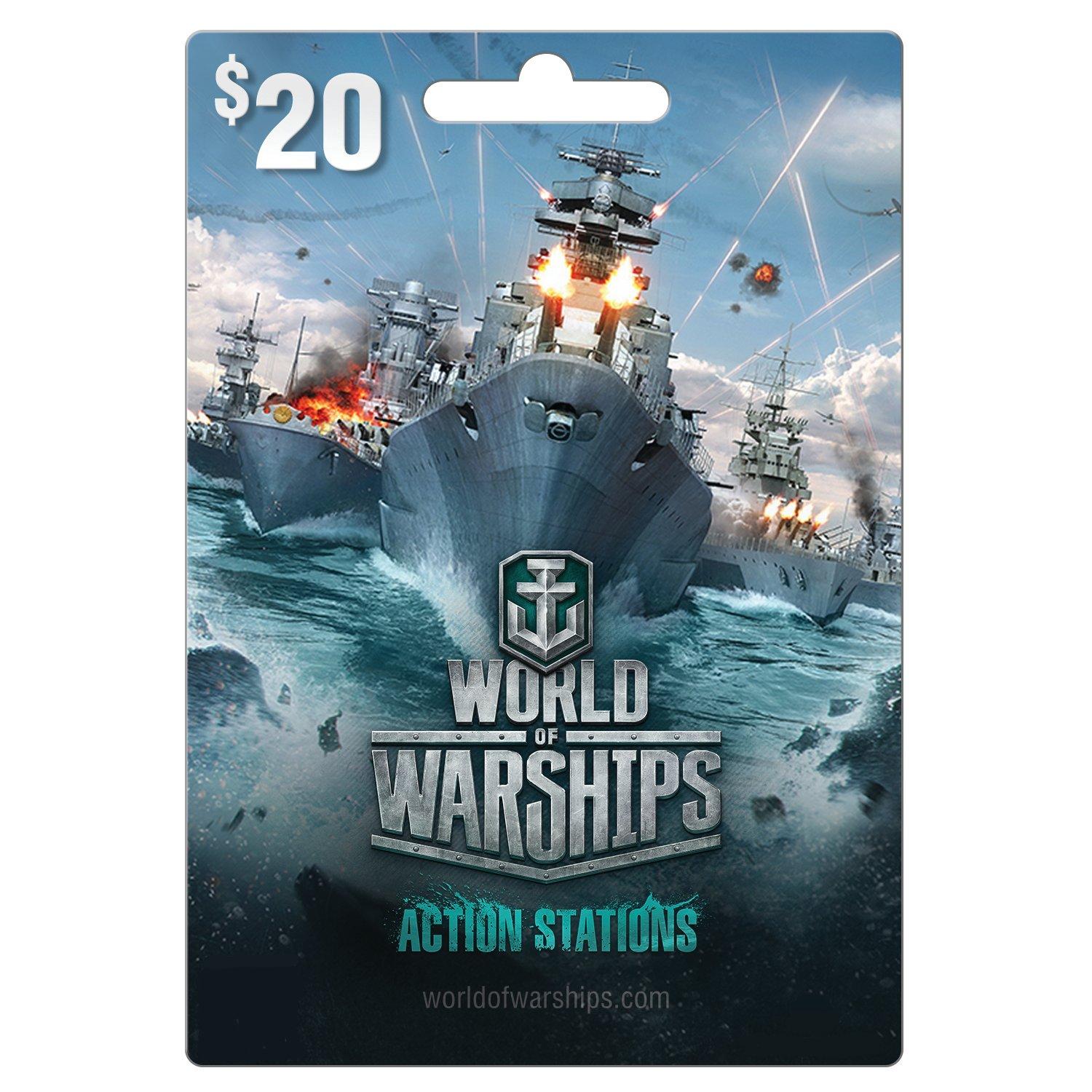 World Of Warship 20 Ecard Gamestop