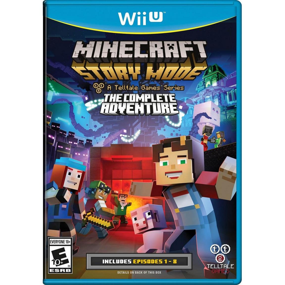 Minecraft: Story Mode The Complete Adventure - Nintendo Wii U, Pre-Owned -  Telltale Games