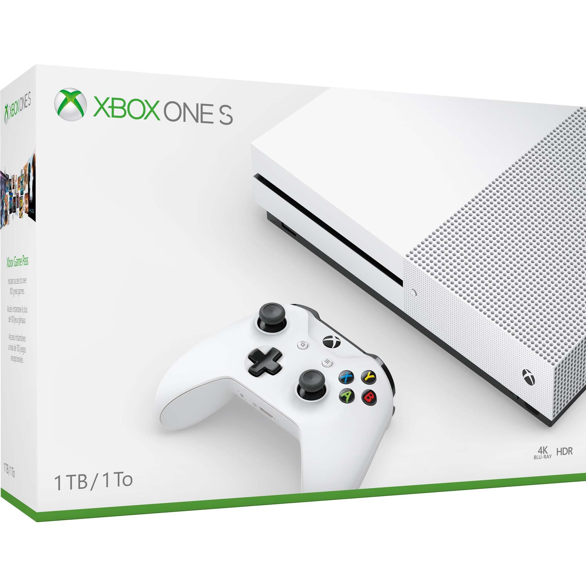 Trade In Microsoft Xbox One S Console White 1TB GameStop